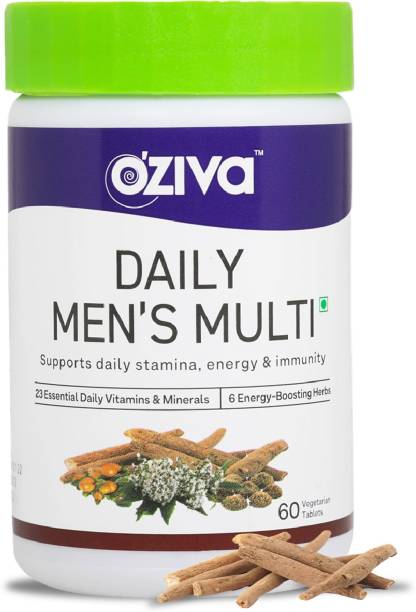 OZiva Daily Mens Multivitamin Tablets for Daily Stamina, Energy & Immunity