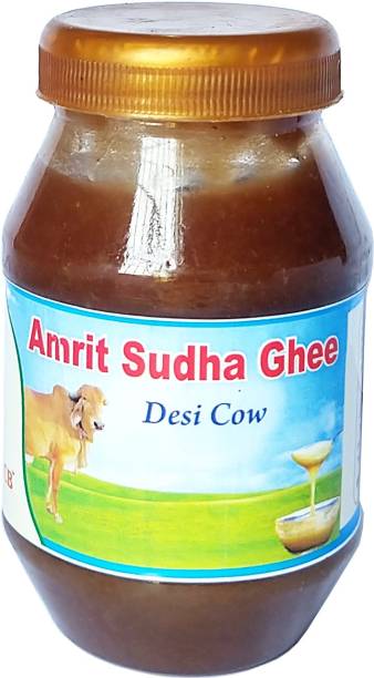 OCB Amrit Sudha Ghee Ayurvedic A2 Cow Ghee | Home made & Handmade Good Taste Ghee 250 g Plastic Bottle