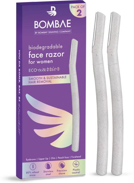 BOMBAY SHAVING COMPANY Face & Eyebrow Razor | Reusable & Biodegradable Face