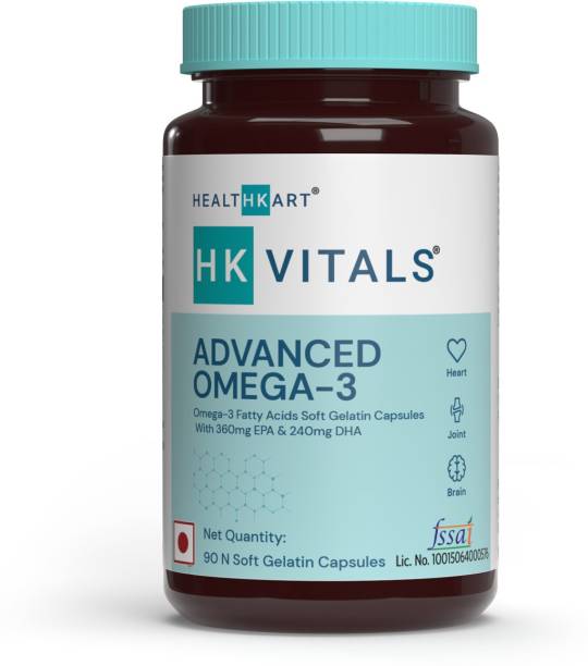 HEALTHKART Advanced Omega-3 with 360mg EPA & 240mg DHA