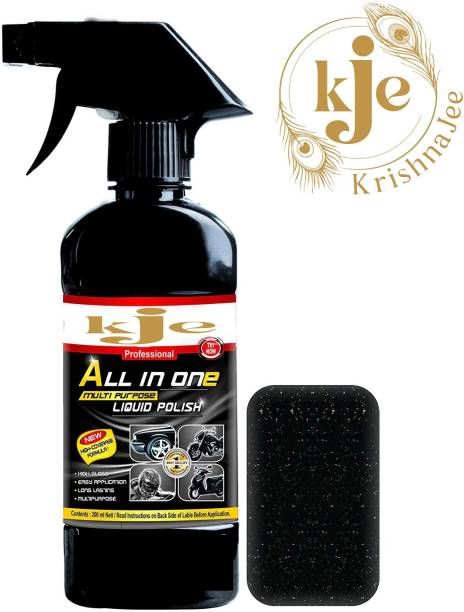 Kje Liquid Car Polish for Bumper, Dashboard, Leather, Metal Parts, Tyres