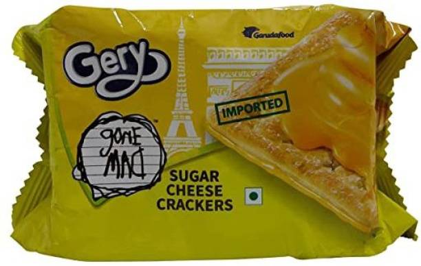 Gone Mad Sugar Cheese Crackers Combo Pack of 6 Cream Cracker Biscuit