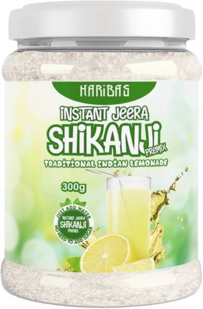 HARIBAS Instant Nimbu Lemon Jeera Shikanji Premix 300gms,Summer Drinks