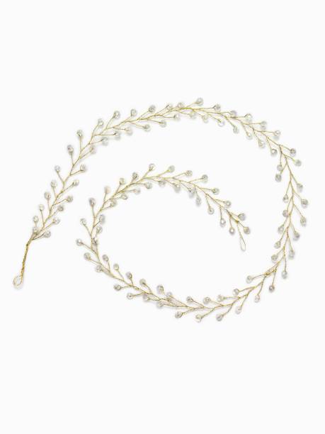 VAGHBHATT Headdress Hair Clip Headband Hair Vine Headpiece Hair Accessories Wedding Tiara Hair Chain