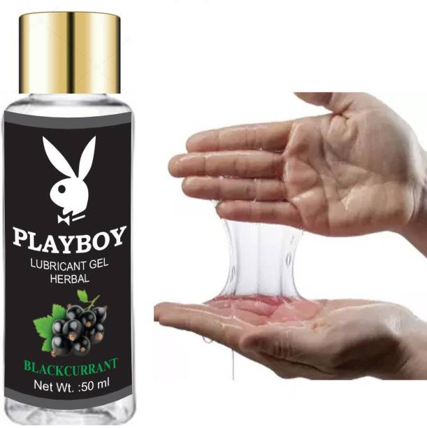Way Of Pleasure Playboy Water Based Lubricant Gel 50ml Blackcurrent Lubricant