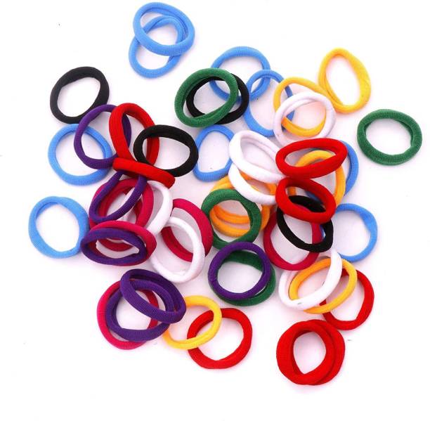 Shivnik Plane Hair Rubber Bands Pack of 50 Hair Ties For Women & Girls Hair Bands Rubber Band
