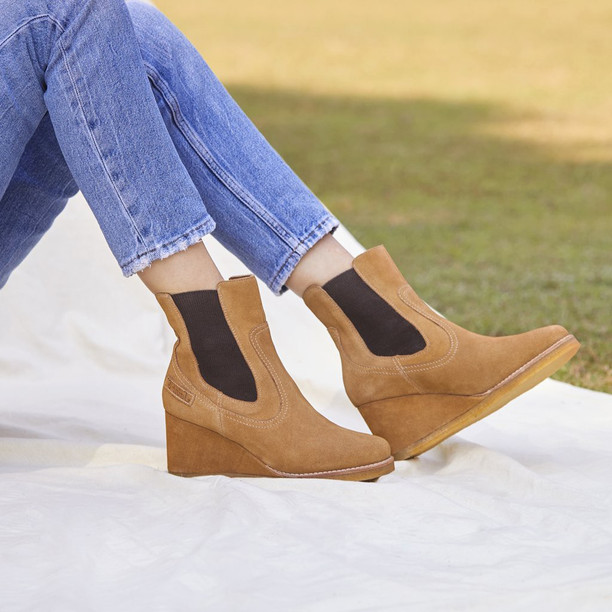 cheap wedge ankle boots