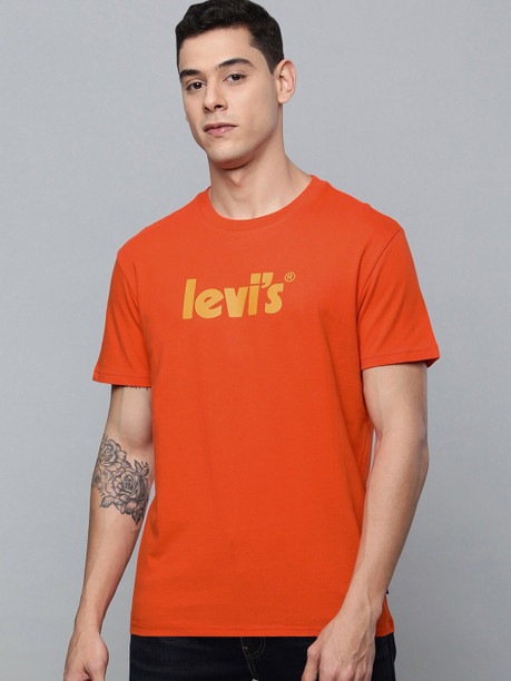 Blå levis t shirt clearance
