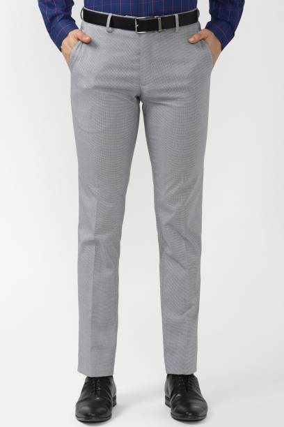PETER ENGLAND Slim Fit Men White Trousers