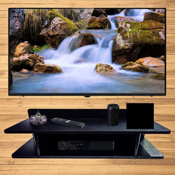VANIYA CRAFTS Wall Mounted TV Unit / TV Stand for Wall Living Room Bedroom Home Decor Engineered Wood TV Entertainment Unit