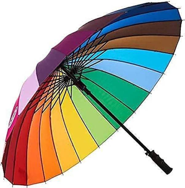 Wild Panda Beautiful & strong large size Rainbow color umbrella 42 Inch Umbrella