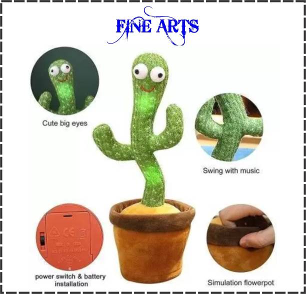 FineArts Talking Game Cactus Toy