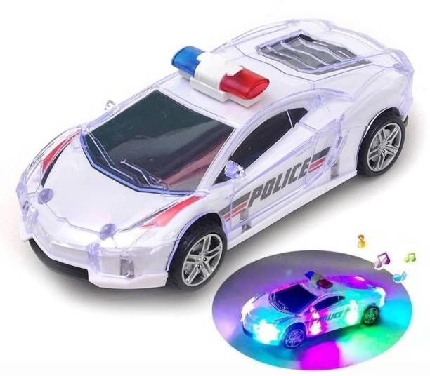SEREBRUM Police car toys for kids with music and Lights - Police toy car for boys
