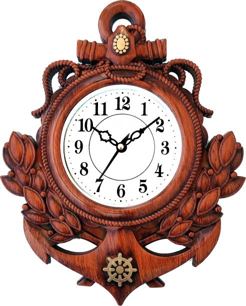 GrabBasket Analog 31 cm X 24 cm Wall Clock