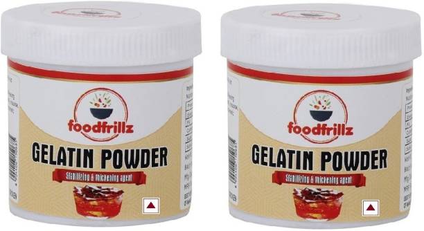 foodfrillz Gelatin Powder Combo Pack (30 g x 2) Gelatin Crystals