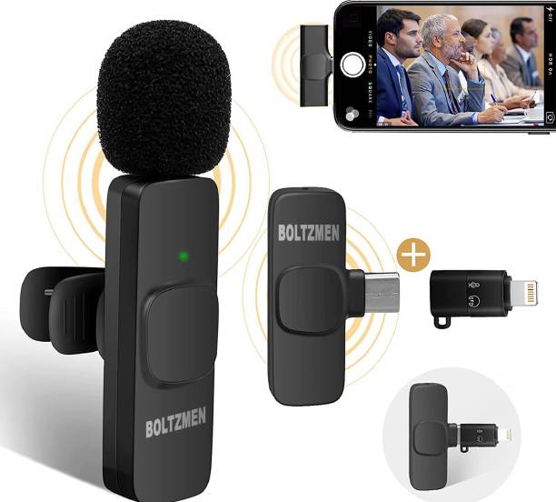 Boltzmen 2022 New Wireless Microphone Mic for YouTube, Vlogging for Type-C Android Microphone