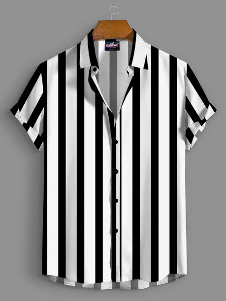 pullingo shirt black and white