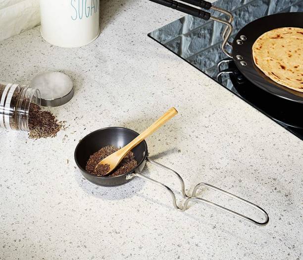 RBGIIT Non-stick Hard Spice Heating Tadka Pan/Frying Pan 9 cm diameter 0.2 L capacity Non-Stick Coated Cookware Set
