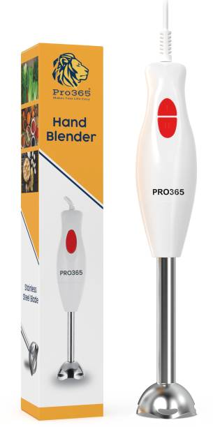 PRO365 Hand Blender Mixer for Kitchen Stainless Steel Blade with 2 Blending speeds 300 W Hand Blender