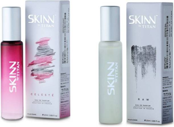 Skin Celeste For Women & Raw For Men Eau de Parfum - 40...