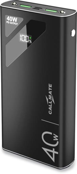 Callmate 20000 mAh Power Bank (40 W, Power Delivery 3.0, Quick Charge 3.0, Fast Charging)