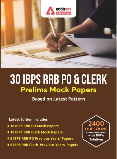 30 IBPS RRB PO & Clerk Prelims 2022 Mock Papers Book(English Printed Edition)