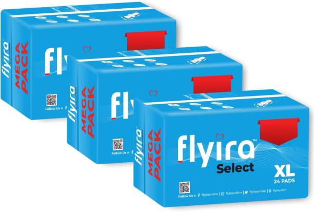 Flyira Select XL | Pack Of 3 | 72 Sanitary Pad