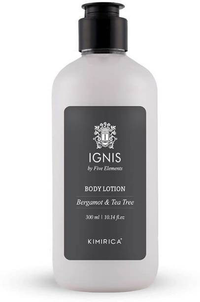 KIMIRICA Ignis Non-Greasy Body Lotion With Bergamot & Tea Tree Extract Vegan SLS Free