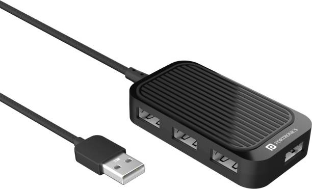 Portronics Mport 4D with 2.0 X 4 Ports USB Hub