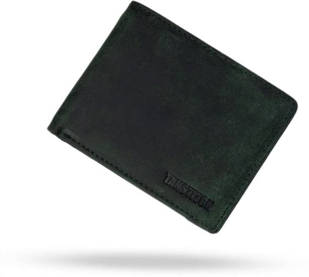 TANSTITCH Men Green Genuine Leather Wallet