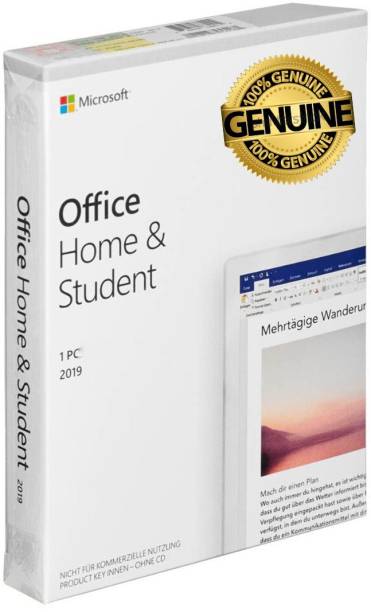 MICROSOFT Office Home and Student 2019 (Lifetime ) One-...