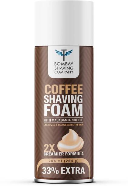 BOMBAY SHAVING COMPANY Coffee & Macadamia Seed Oil Shaving Foam, 264g