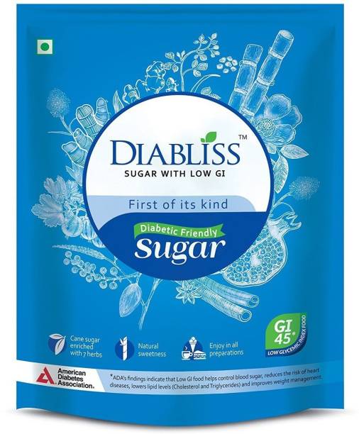 DiaBliss Low Glycemic Index (Gi) Diabetic Friendly Kit (Herbal Sugar, Lemon Tea, Millet Cookies & Mixed Fruit Jam) Sugar