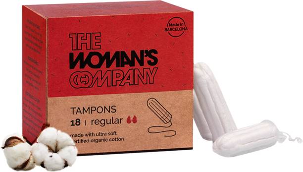 The Woman's Company Ultra Soft Organic Cotton Tampon Without Applicator Tampons