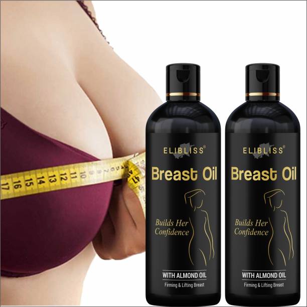 ELIBLISS Bosom Oil 100% Natural Body Toner Oil Ayurvedic helpful Bosom Oil Pack of 2 Women