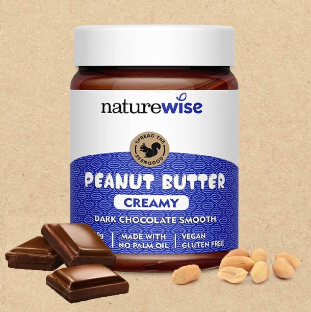 Naturewise Chocolate Peanut Butter Smooth | High Protein Peanut Butter Creamy 500 g