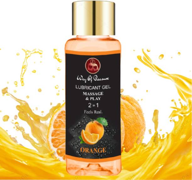 Way Of Pleasure Water Based Lubricant Gel 50ml Orange For Men & Women Lubricant