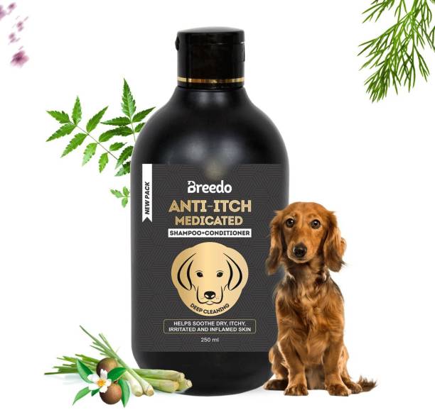 Breedo Allergy Relief, Conditioning, Anti-fungal, Anti-microbial, Anti-itching, Anti-dandruff Natural Dog Shampoo