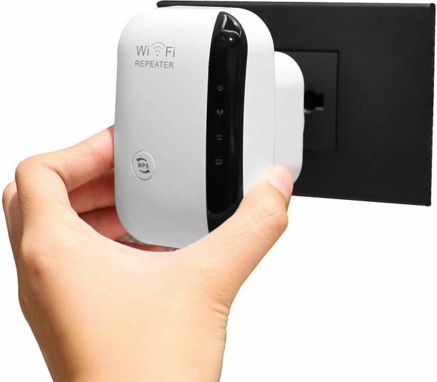 MARS wifi build in access point 300mbps speed 50 meter range 300 Mbps WiFi Range Extender (White, Single Band)