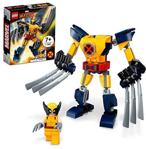 LEGO Marvel Wolverine Mech Armor 76202 Building Kit; Collectible Mech and Minifigure