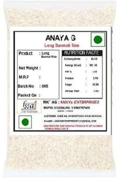 ANAYA G white Long Basmati Rice (1 kg) Basmati Rice (Long Grain)