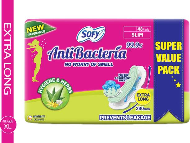 SOFY Antibacterial Extra Long pads Sanitary Pad