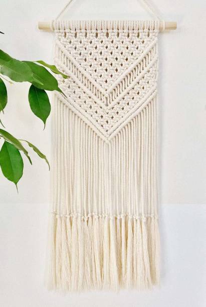 Cubern Cotton Rope Bohemian Vintage Style Wall Hanging Tapestry