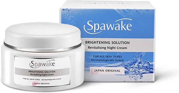 Spawake Brightening Night Cream for face with Vitamin C and B3