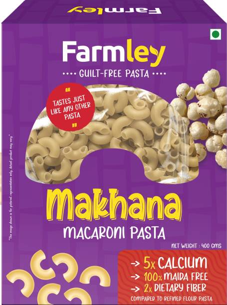 Farmley Makhana Macaroni Pasta, 100% Maida Free, Cholesterol-Free Macaroni Pasta