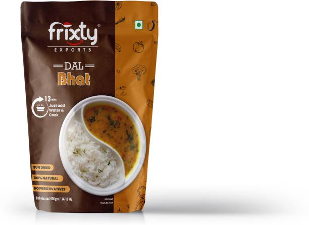 Frixty Exports Frixty Dal Rice, Ready to Eat, Sun Dried Food 75 g