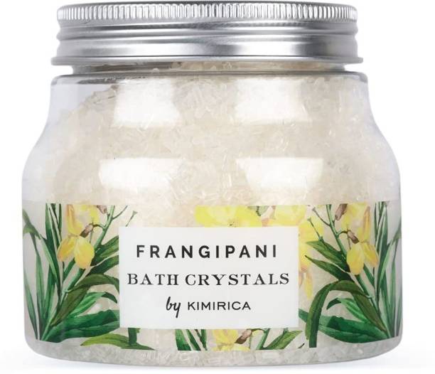 KIMIRICA Frangipani 100% Vegan Bath Salt For Body Spa, Relaxation and Pain Relief -300g