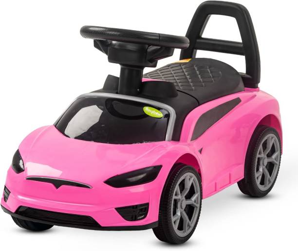 GoodLuck Baybee Power Wheel Baby Ride on Push Car LED Lights, Music Kids Push Car Toys Car Non Battery Operated Ride On