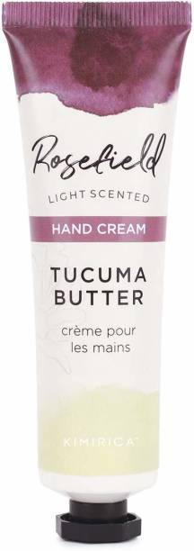 KIMIRICA Rosefield Light Scented Tucuma Butter Hand Cream For Men & Women 100% Vegan