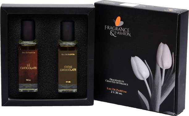 Fragrance & Fashion Chocolate Perfume Combo - 2 x 30 ML Eau de Parfum  -  60 ml